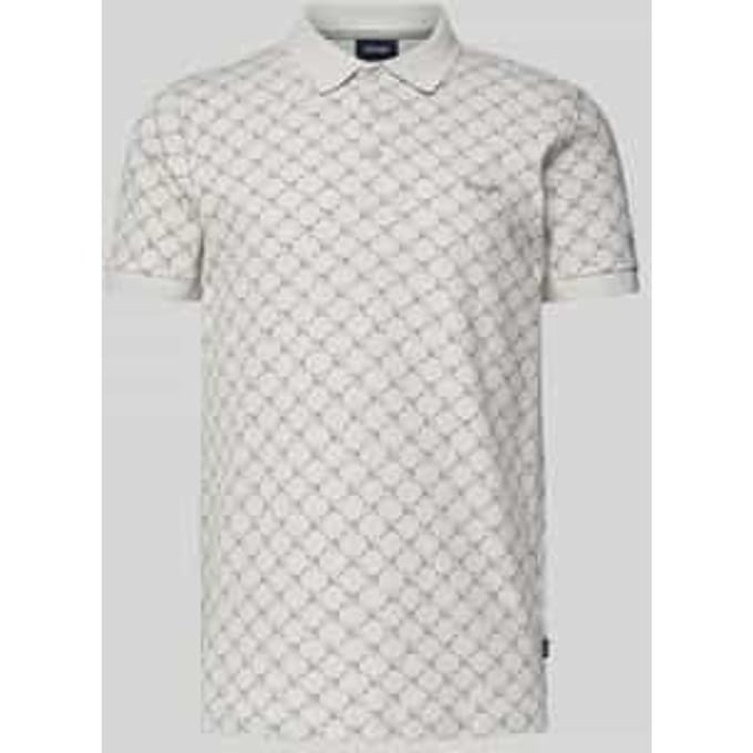 Regular fit poloshirt met labelstitching, model 'Paigam'