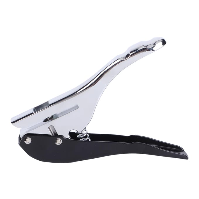 Perforatrice 8 mm en acier, positionnement précis, antidérapante, mini pince de perforation portable 8 mm / white