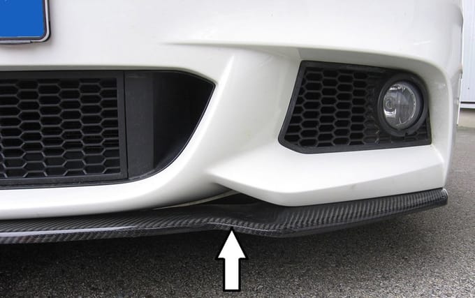 RIEGER - BMW F10 F11 5 SERIE - CARBON FRONT SPLITTER PERFORMANCE