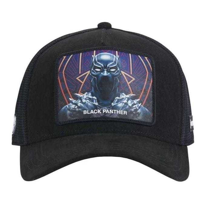 Capslab Heren Zwarte Panter Trucker Cap (Zwart)