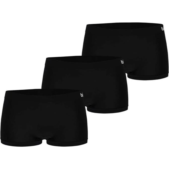 Apollo Seamless Hipsters Dames Bamboe 3-Pack Zwart Naadloos - Maat  S