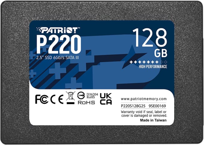 Patriot P220 - SSD - 128 GB - SATA 3 Gb/s