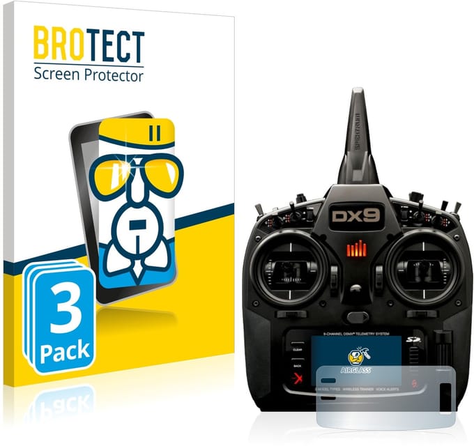 Screenprotector 3 Stuks voor Spektrum DX9 Beschermglas transparant