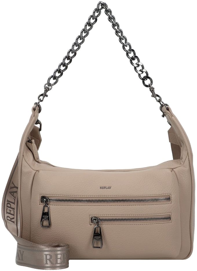 Replay Schoudertas 32 cm - Dames - taupe gray