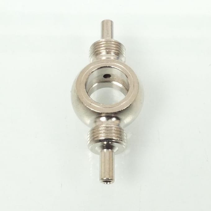 Freinage FE raccord banjo durit aviation œil droit double Ø10mm pour moto Neuf
