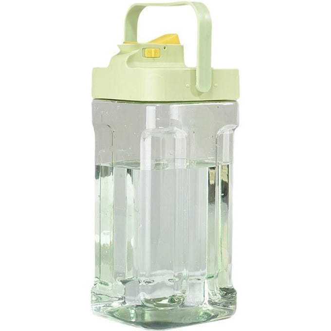 Distributeur d'eau et de boisson pour réfrigérateur avec robinet, poignée étanche, récipient pour boisson liquide glacée Green