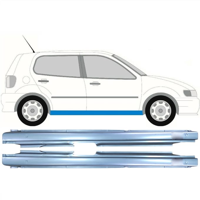 Volledige dorpel voor Volkswagen Polo 1994-1999 / Links + Rechts / Set