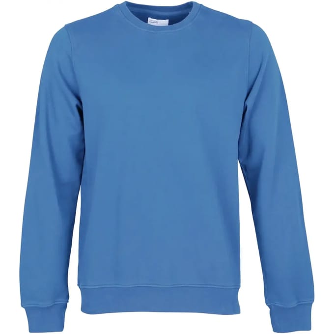 Sweatshirt ronde hals Colorful Standard Classic Organic sky blue