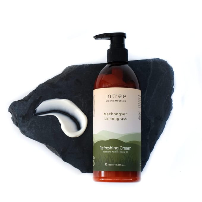 Phutawan Intree Crème Rafraîchissante Bio Montagne Maehongson Citronnelle 320 ml. 320 ml. white