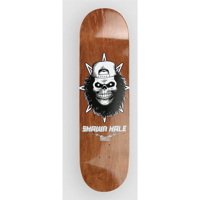 Birdhouse Hale Skull 8.5" Skateboard Deck bruin