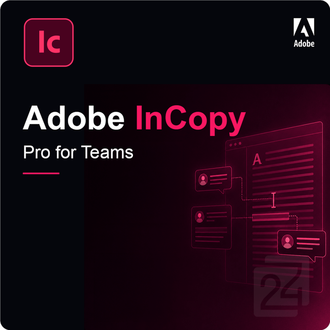 Adobe InCopy - Pro for Teams 1 - 9 Gebruiker(s)