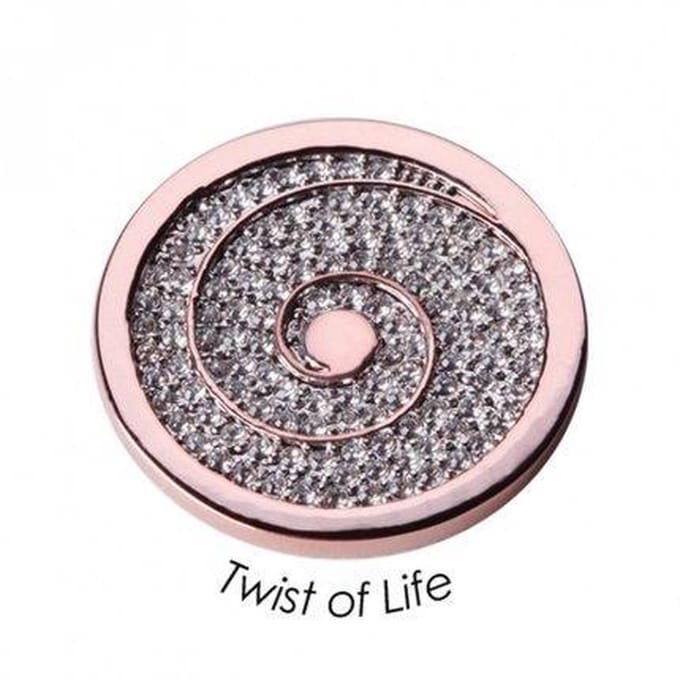 Quoins Jewelz rose plated QMOA-05 medium