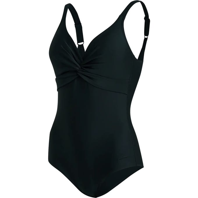 Speedo Shaping Brigitte 1 Piece Zwart Sportbadpak - Maat 36