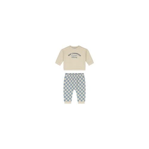 Prénatal newborn kledingset blokjes Light Water Blue 56 unisex