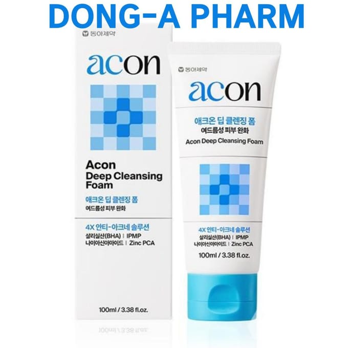 [Dong-A Pharm] Acon Diep Reinigend Schuim 100ml white