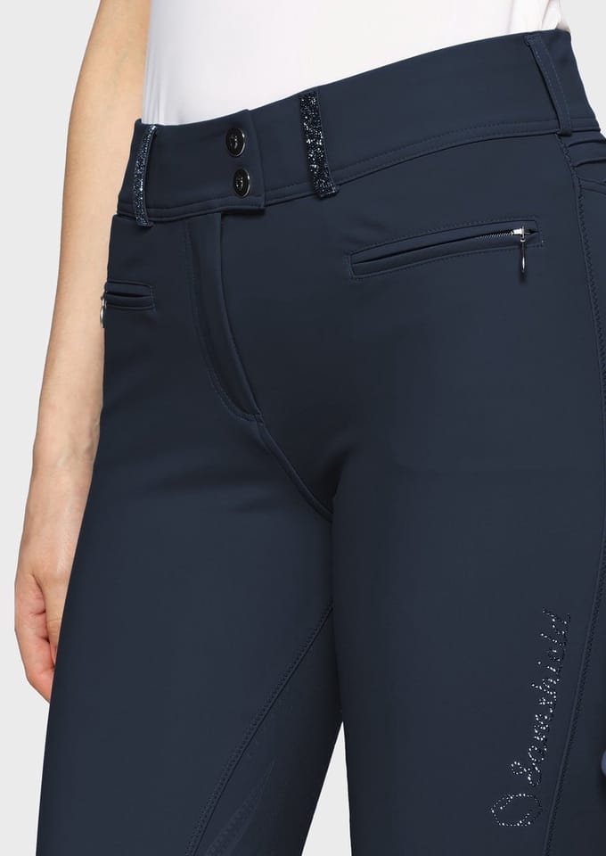 Samshield Clara Premium Full Grip Rijbroek Dames M Navy