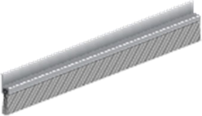 Dorpelstrip Ibs-39-Borstel 250Cm