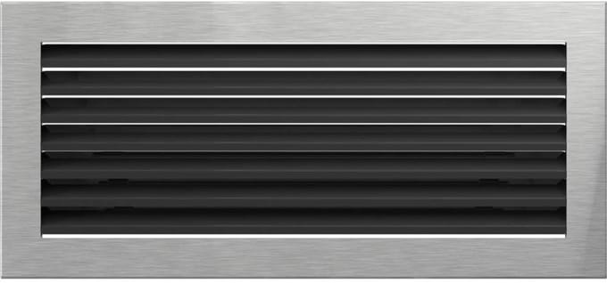 Ventilatierooster voor Haard - 17cm x 37cm Gesloten Model