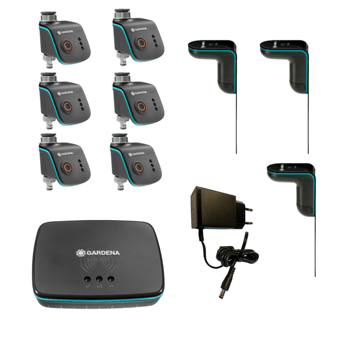 Gardena smart  6x watercontrol 2x sensor