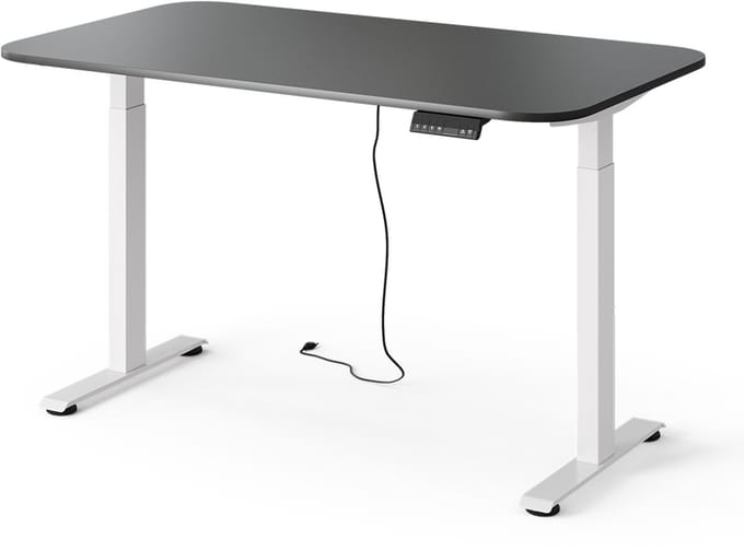 Vicco Elevate Bureau – 140 x 80 cm 2 motoren Wit/antraciet