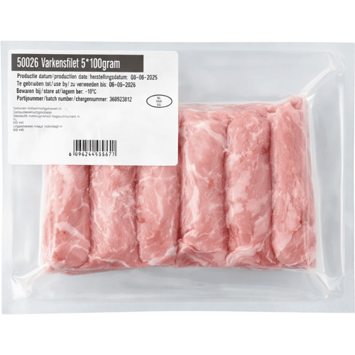 gesneden hele varkenskoteletten - 500 g (5-6 stuks)