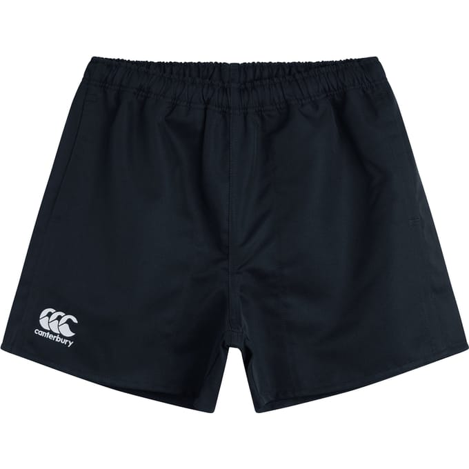 Canterbury Heren Professional Polyester korte broek (Zwart)