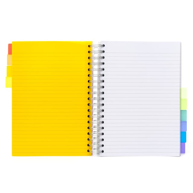Projectboek Pukka Pad White B5 lijn 10-tabs 400 pagina's 80gr