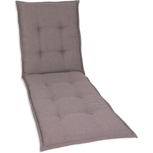 GO-DE Textil Tuinkussen (Stoelkussen voor een ligbed, Taupe)