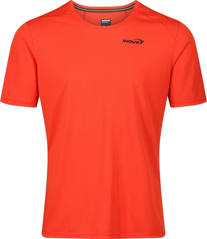 Performance Short Sleeve T-Shirt - Heren - Fiery Red/Red