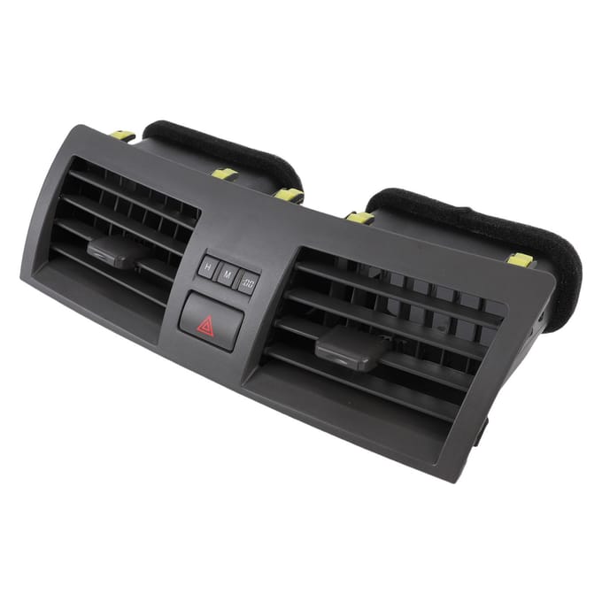 Panneau d'aérateur de prise AC de tableau de bord central 55660 06100 Panneau de grille de sortie d'insert de climatisation de console centrale Remplacement gray