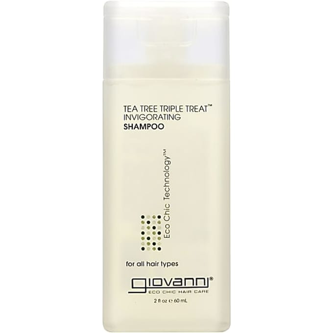 Giovanni, Tea Tree Triple Treat Invigorating Shampoo, for all hair types, 2 fl oz (60 ml)