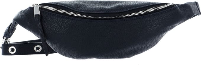 abro Leren Gordeltas Leather Adria Belt Bag Linna Navy Blauw