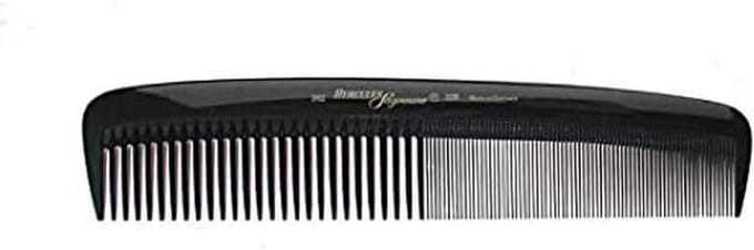 Meesterkam - Grote kam - Haar stylen - Verschillende tandverdeling - 22.4 cm - Zwart