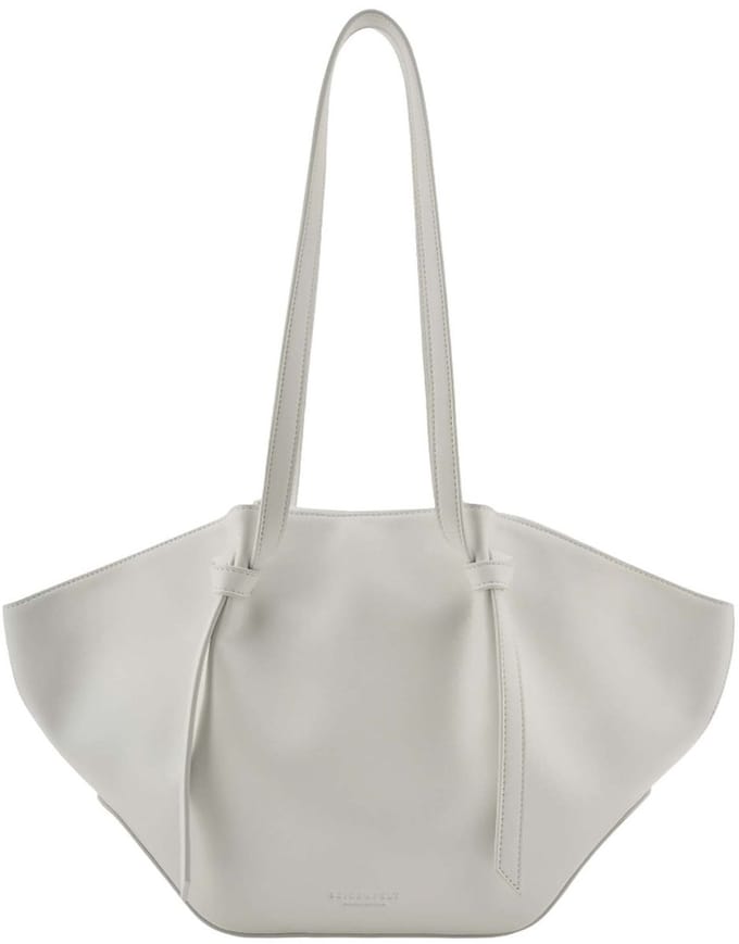 SEIDENFELT MANUFAKTUR shopper Ryd Midi Shopper Light Grey Lichtgrijs