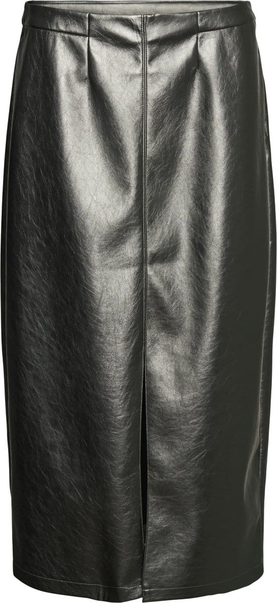 VERO MODA - VMCAMILLA COATED MIDI SKIRT - Dames - Rokken