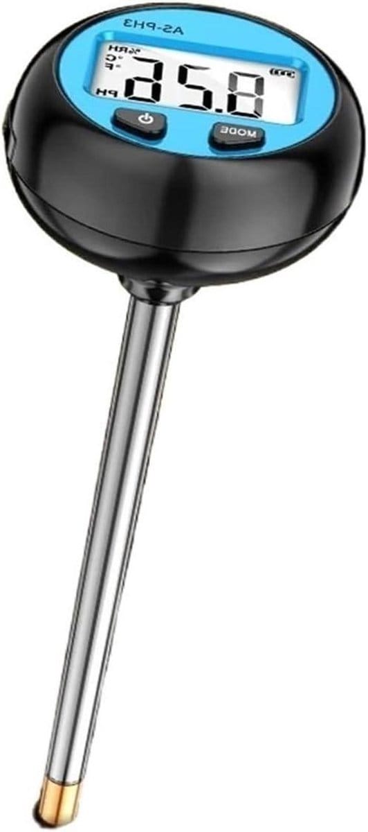 Bodemmeter - pH meter - Plantenverzorging - 3-in-1 functionaliteit - 1 x 1 cm - Zwart