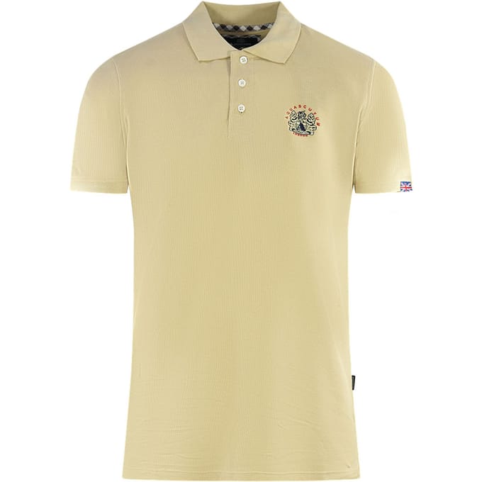 Aquascutum London Crest Beige Polo Shirt
