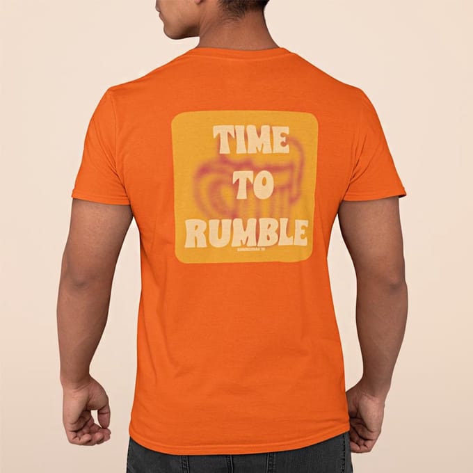 Oranje T-shirt Time To Rumble M