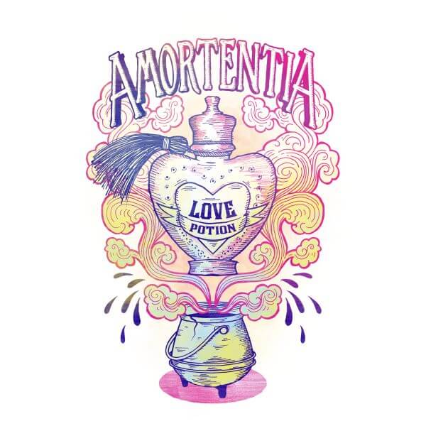 Harry Potter Amorentia Love Potion dames t-shirt - Wit - M