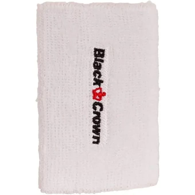 Pak 2 zwarte kroon lange polsbandjes Blanco ÚNICA