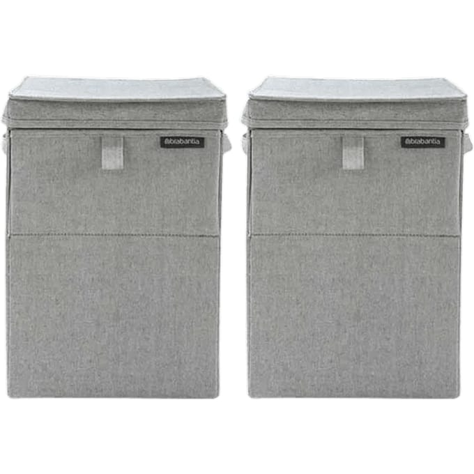 Brabantia Wasboxen Grey Duo Pack
