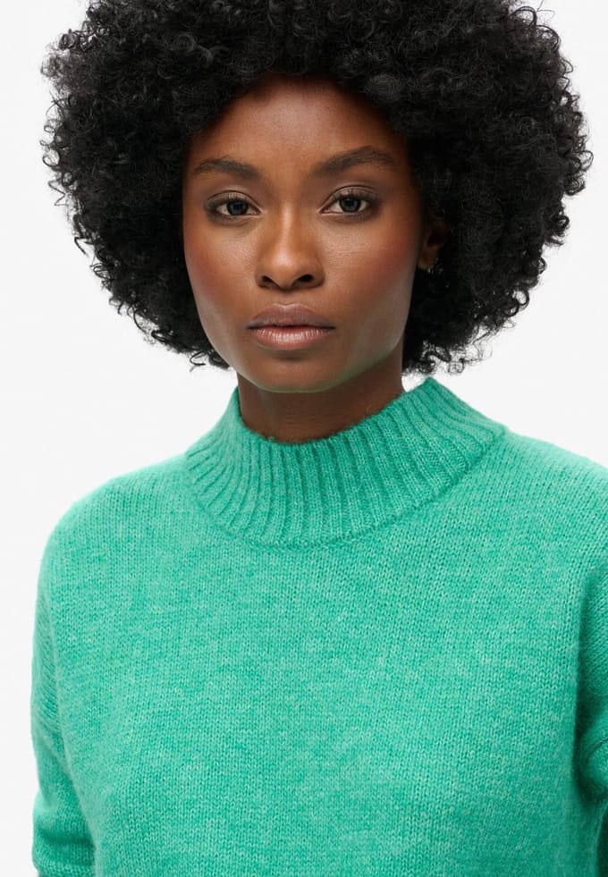 Superdry - Essential trui met hoge hals - Dames - Sweaters