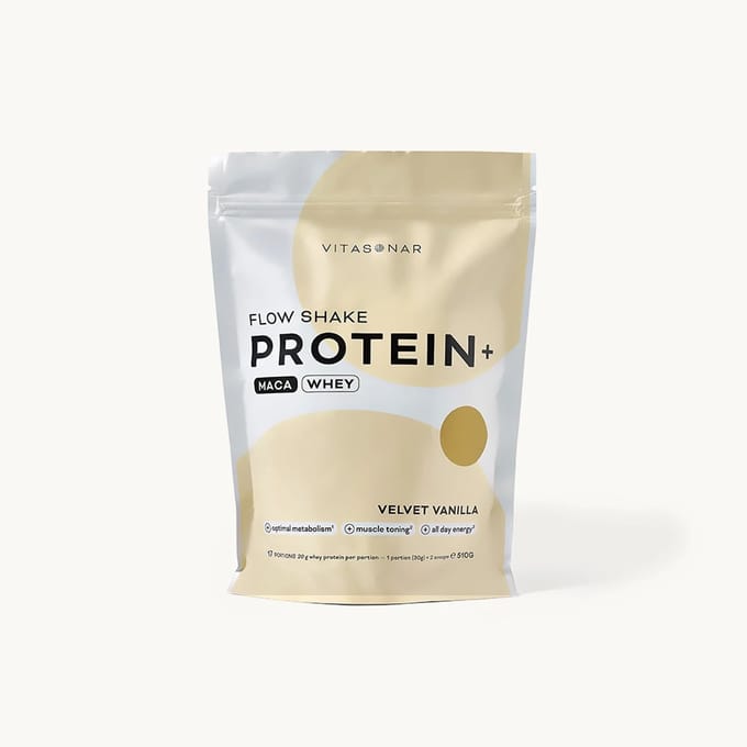 Vitasonar Flow Shake Protein+ - Whey & Maca - Velvet Vanilla - 510g