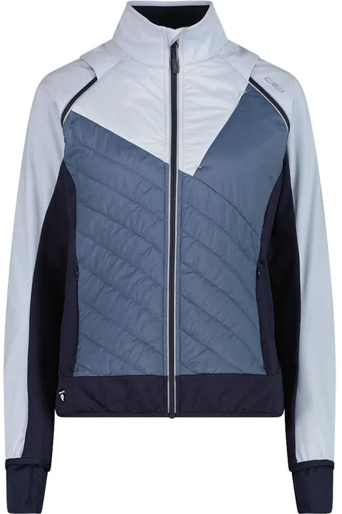 Cmp 30a2276 Afneembare Jas Blauw,Grijs M Vrouw