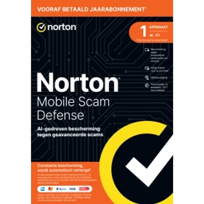 Norton Mobile Scam Defense | 1 Apparaat | 1 Jaar