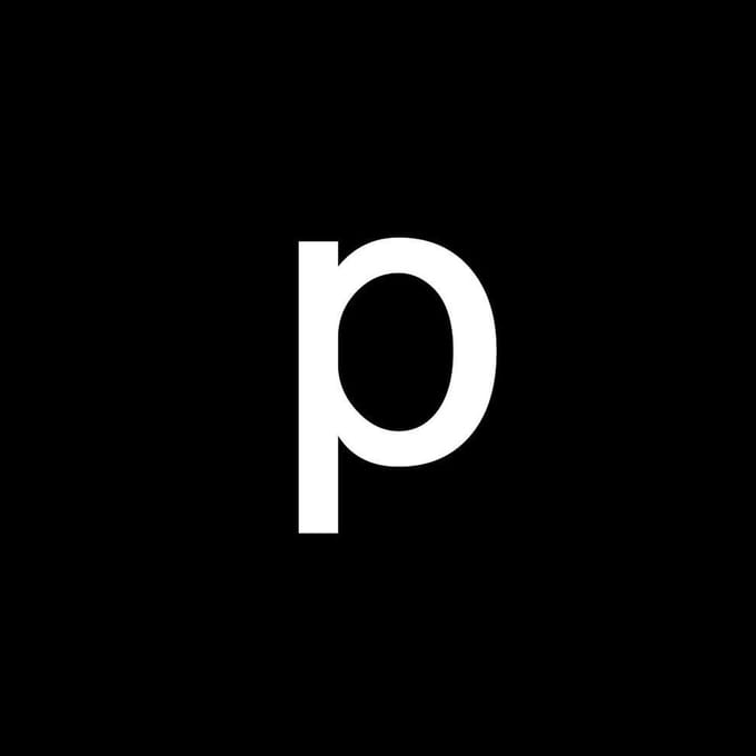 Huisnummer sticker - p - wit - 6 cm - letter - brievenbussticker – cijfersticker - plakletter