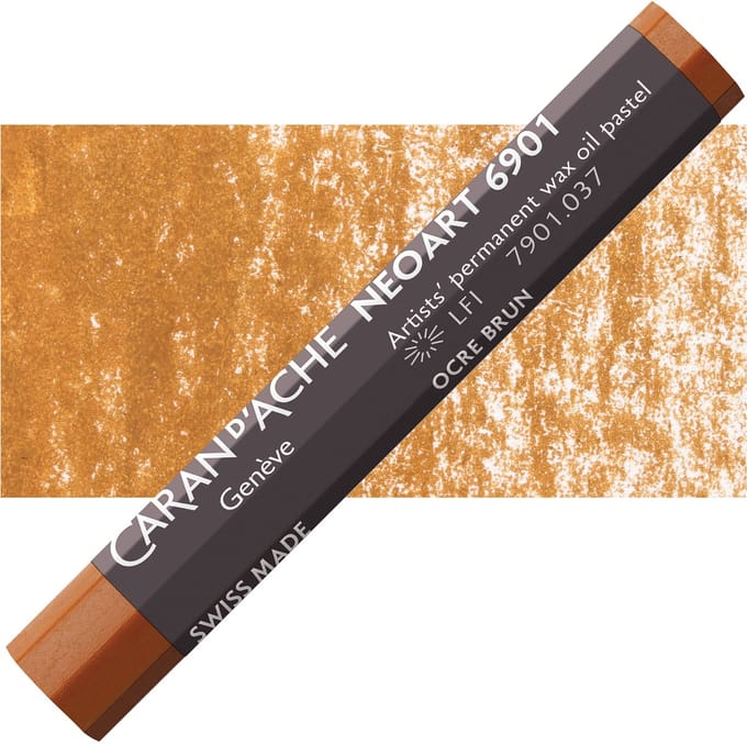Caran d'Ache Neoart Permanent Wax Oliepastel - Brown Ochre (037)