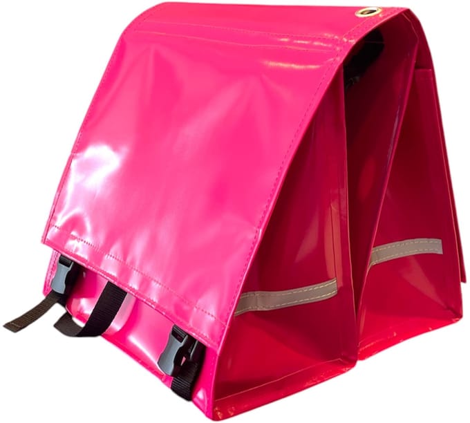 Du Baj large LUXE - Dubbele Fietstas - 45 l - Pink