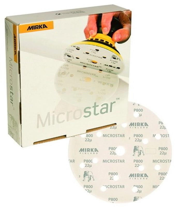 MIRKA Microstar Schuurschijven 150mm met 15 gaten - P2000