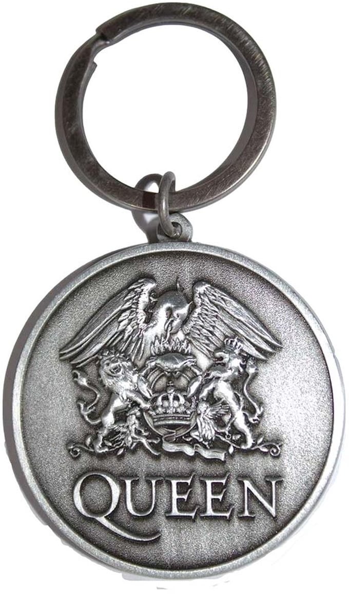 Queen - Silver Crest Double Sided Sleutelhanger - Zilverkleurig